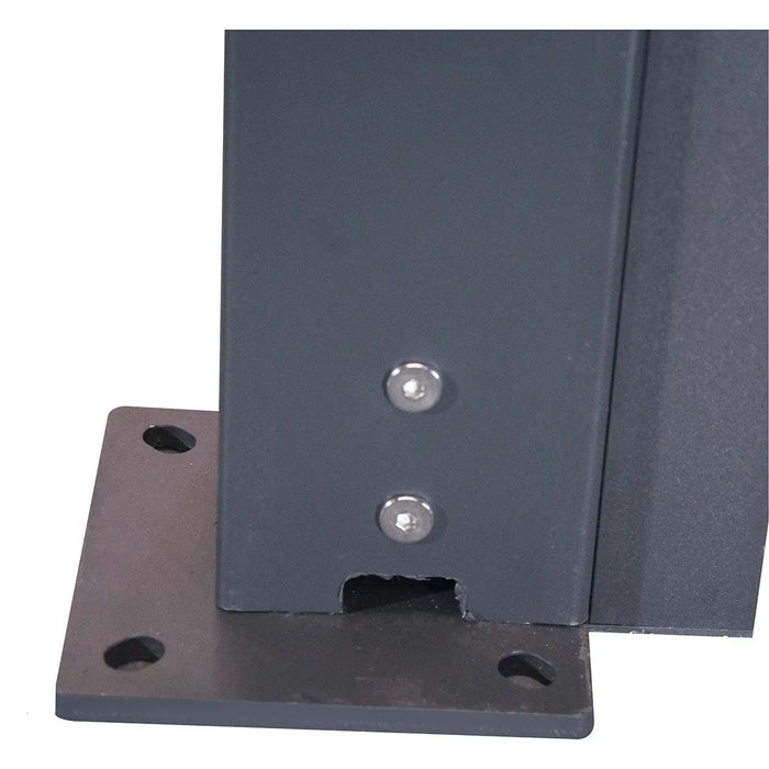 10′ × 10′ (3 × 3 m) Aluminum Louver Roof Slatted Pergola with Motorized Retractable Side Screens, TMG-LPG11-PRO TMG Industrial