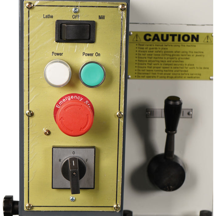 TMG-MT32MP 16" x 32" multi-function lathe milling machine with metric and imperial threading, turning and drilling
