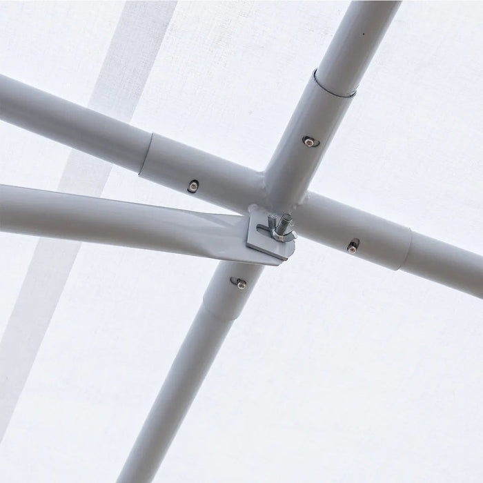 Namiot imprezowy 20' x 20', wytrzymały, z plandeką polietylenową, 6'6" nad głową, 10' szczyt sufitu, TMG-PT2020A