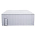 30'x30' Metal Garage Shed – Steel Building with 11’ Clearance High Front Doors, Side Entry Door, 16 GA Steel Structure