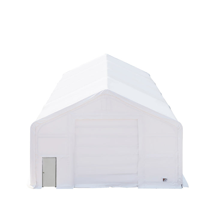 TMG Industrial 30' x 40' Dual Truss Storage Shelter with Heavy Duty 17 oz PVC Cover, TMG-DT3042