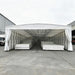 TMG-ST3337M Retractable Mobile Shelter, 33' x 37' footprint, 20' clearance height, 28 oz PVC cover, lockable 8" wheels
