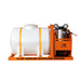 TMG-HW42T 4000 PSI skid mounted hot water pressure washer with 245 gallon tank and 14 HP Kohler engine
