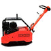 40 kN hydraulic reversible plate compactor with 13 HP Honda GX390 engine, ductile iron ram plate, anti-vibration handle, and sealed clutch – TMG-PC40H