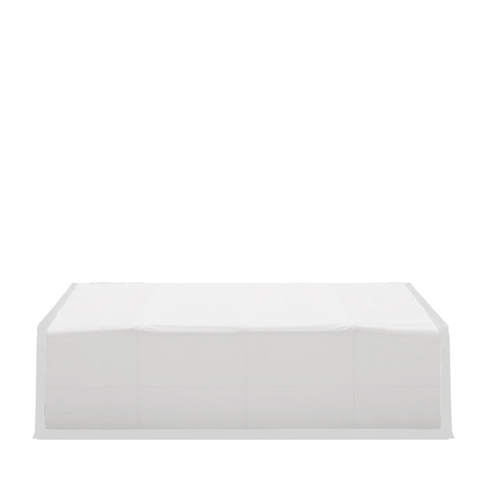 TMG-DT4042 40' x 40' dual truss storage shelter with heavy duty 21 oz PVC cover and drive-through doors
