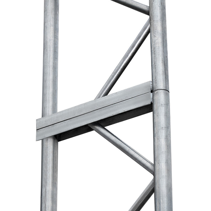 TMG-DT4042 40' x 40' dual truss storage shelter with heavy duty 21 oz PVC cover and drive-through doors
