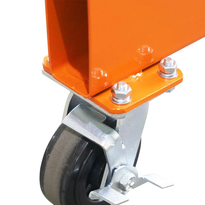 4400-lb Adjustable Height All-Steel Gantry Crane, Auto-Lock, 95" Min. Height, 142" Max. Height, Locking Swivel Caster Wheels, TMG-AGC21(Previously TMG-AGC20)