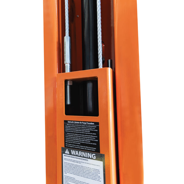 TMG-TO2609 10,000 lb two-post overhead auto lift, ALI certified extended height model
