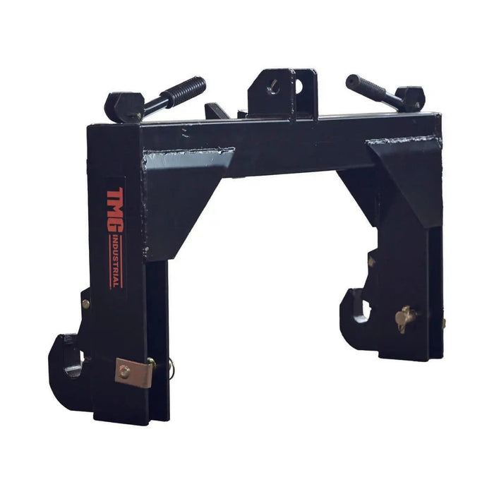 TMG Industrial Tractor 3-Point Quick Hitch, 3600 Lb Capacity, CAT 2 Hook-Up, 90 HP Tractor, ASAE Specifications, TMG-TQH03