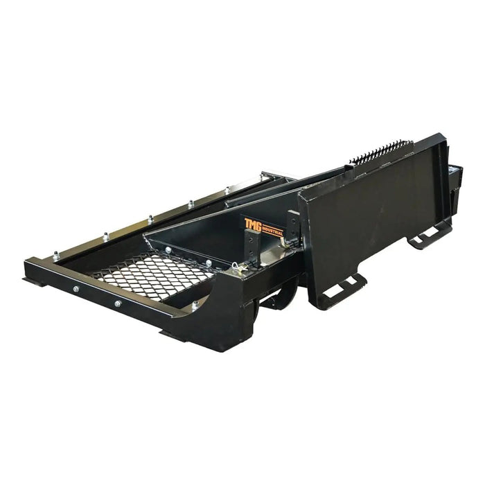 TMG Industrial 72” Skid Steer Land Plane, Adjustable & Reversible Scarifier Teeth, Bolt-On Cutting Blades, Removable Sift Screen, TMG-SLP70