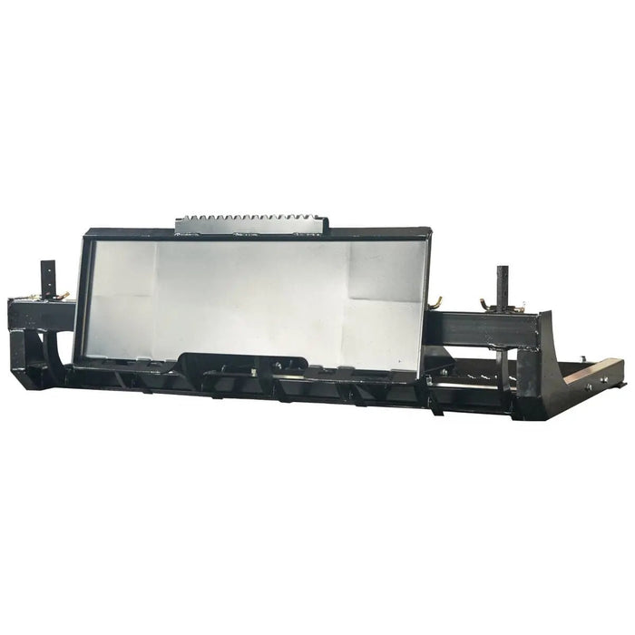 TMG Industrial 72” Skid Steer Land Plane, Adjustable & Reversible Scarifier Teeth, Bolt-On Cutting Blades, Removable Sift Screen, TMG-SLP70