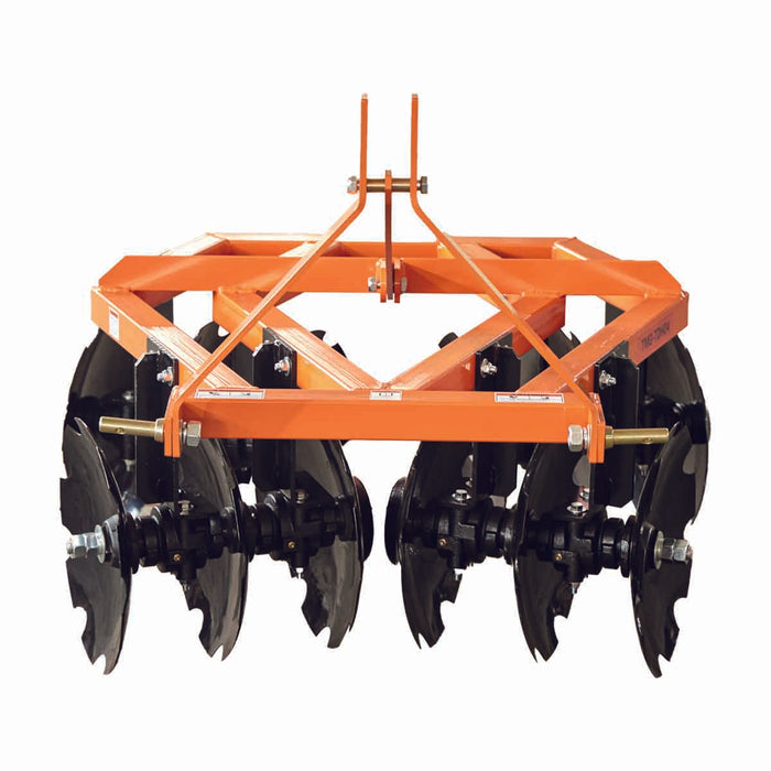 TMG Industrial 48” Notched Disc Harrow, 3-Point Hitch, Cat 1 Hook-up, 20-30 HP Tractors, TMG-TDH04