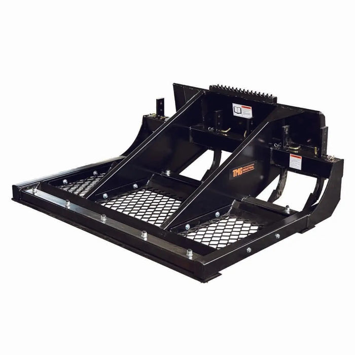 TMG Industrial 60” Skid Steer Land Plane, Adjustable & Reversible Scarifier Teeth, Bolt-On Cutting Blades, Removable Sift Screen, TMG-SLP60