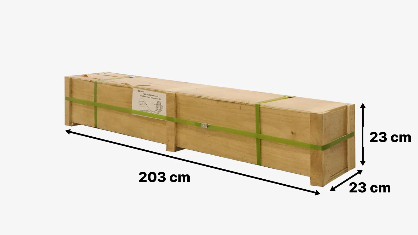 1950 mm Track Extension Kit for TMG-PSM38 Portable Sawmill, TMG-PSM38-6EX-shipping-info-image