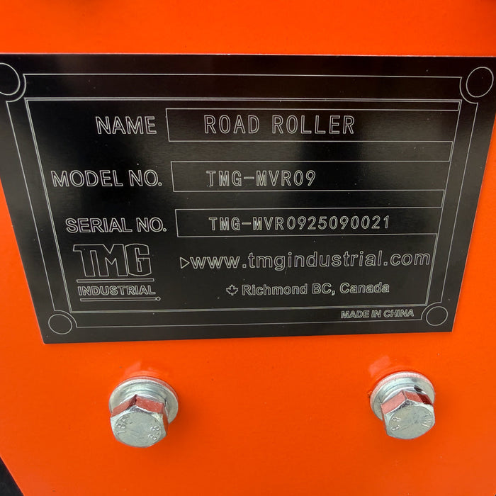 6.5 HP Single Wheel Vibratory Roller, 24" Roller Width, EPA Compliant, TMG-MVR09 (Previously MVR08)