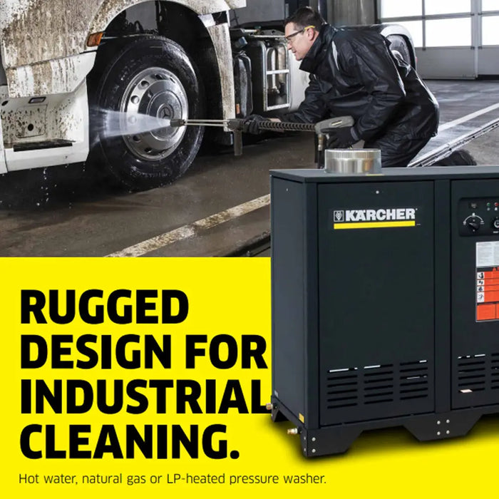 Kärcher Sechura LP Gas Heated Cabinet Pressure Washer, Electric, Belt Drive, 4.8 GPM, 3000 PSI, Mfr Model #HDS 4.8/30 Eh ST LP, TMG-KA4830 TMG Industrial