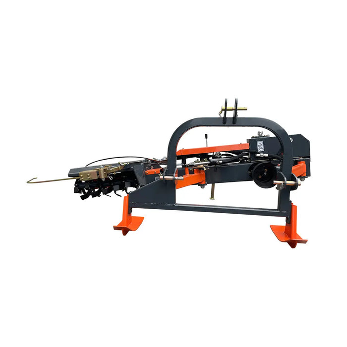 Obstacle Offset Rotary Side Tiller, 28” Working Width, 40-60 HP Tractors, Remote Control Directional Valve, 33 Durable Knives, TMG-RTO70