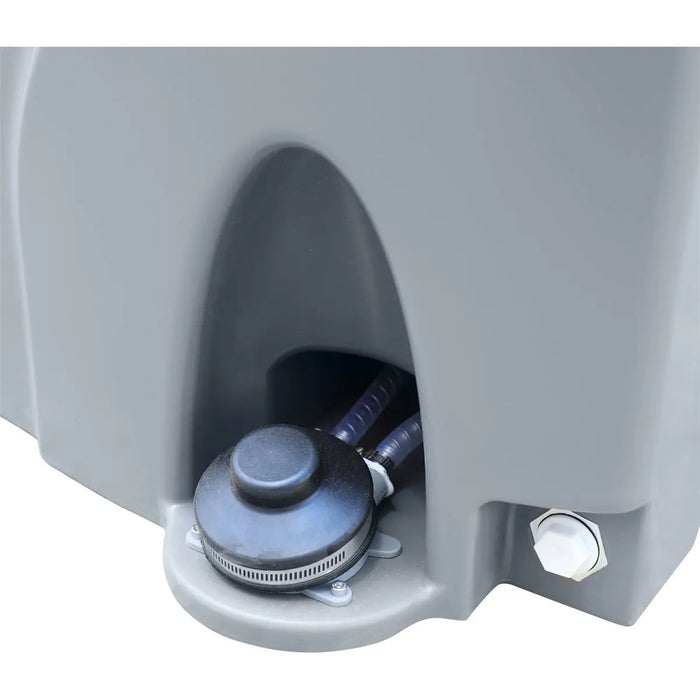 TMG-FMW10 Portable Handwash Station with 18 Gallon fresh water tank, 16 Gallon waste tank, foot pedal faucet, and integrated soap dispenser, ideal for single-person use in outdoor or job site environments.