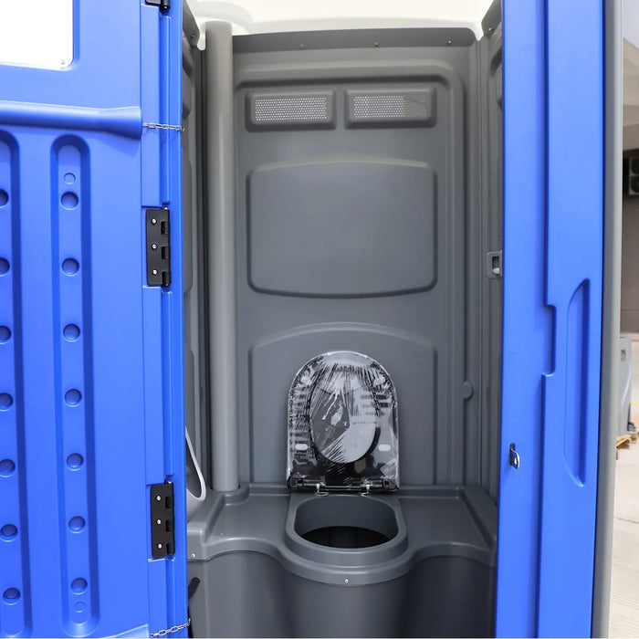 Portable Toilet with Urinal, Soap Dispenser, 50 Gallon (190L) Waste Tank, Weather Resistant HDPE Construction, TMG-FMT10 TMG Industrial