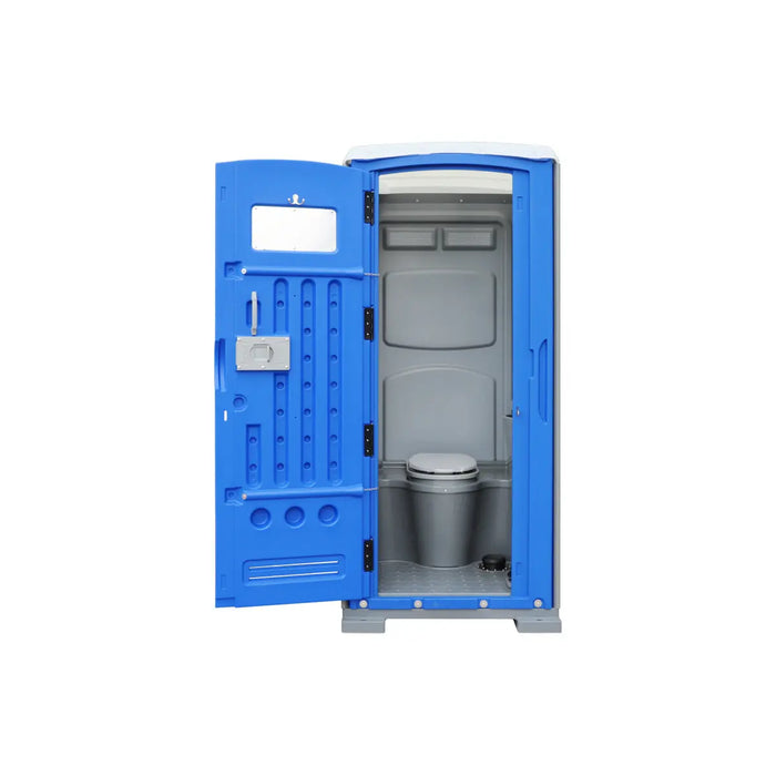 TMG-FMT10F Portable Toilet with urinal, soap dispenser, flush system, 50 Gallon waste tank, and 12 Gallon fresh water tank, ideal for outdoor events and construction sites.