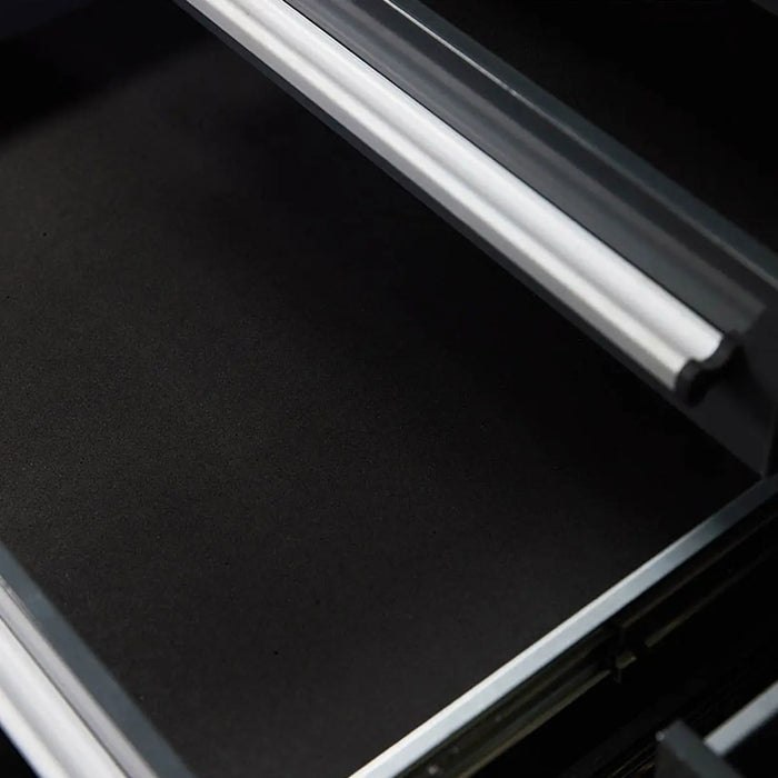 Pro Series 7-Ft 12-Drawer Workbench with Stainless Steel Top, Ball Bearing Double Slides & Casters, TMG-WB712