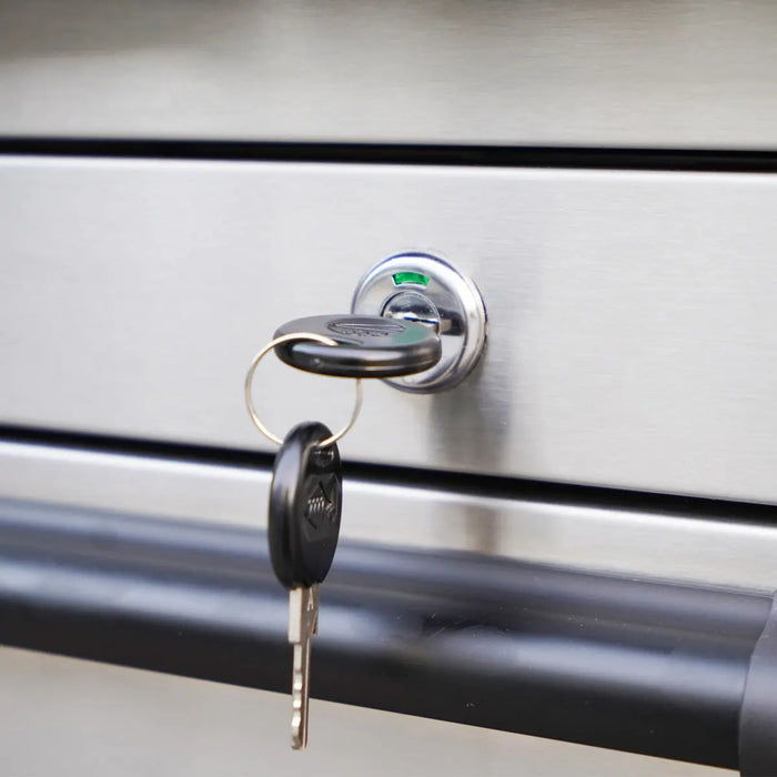 Pro Series 41” Stainless Steel Tool Chest Cabinet – 14 Drawers, Top Lid, and Caster Wheels, TMG-SC4114