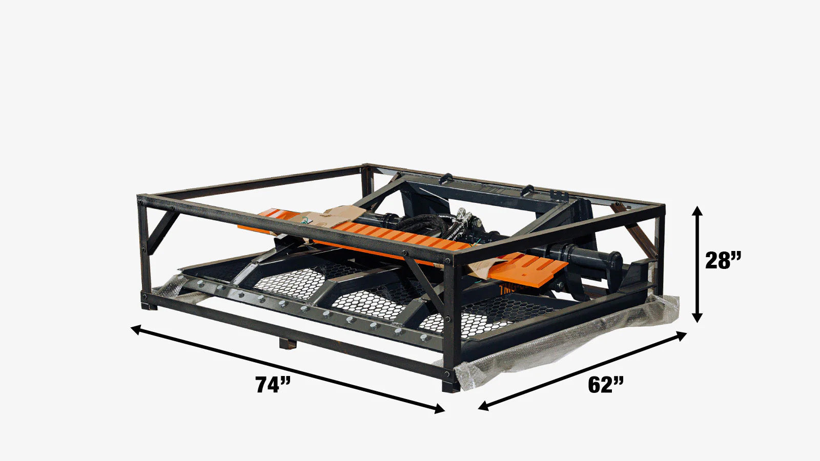 72-calowy hydrauliczny spulchniacz do prac ziemnych, 8 hydraulicznych, regulowanych zębów zrywaka, odwracalny grzebień spulchniający, wyrównywanie, rozprowadzanie i poziomowanie, TMG-SLP75-shipping-info-image