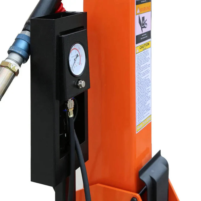 TMG-TC28A tire changer, pneumatic assist arm, 14"-28" rim clamping
