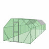 3 x 12 m Chicken Coop Run Shelter with Lockable Gate, 2 m High, 36 m², TMG-CRS1040