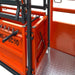 TMG Industrial 10’ Cattle Work Chute 4500-lb Weight Scale, Side Exit, Upper/Lower Swing Openings, LCD Weight Display, TMG-CSC10