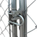 TMG Industrial 20’ x 20’ Outdoor Dog Kennel Playpen, Outdoor Dog Runner, Pet Exercise House, Lockable Gate, 6’ Chain-Link Fence, TMG-DCP2020
