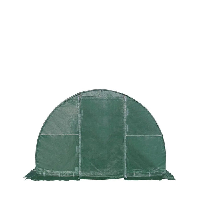 TMG Industrial 10’ x 30’ Tunnel Greenhouse Grow Tent w/Ripstop Leno Cover, Cold Frame, Roll-Up Mesh Windows, Round Top Roof, TMG-GH1030R