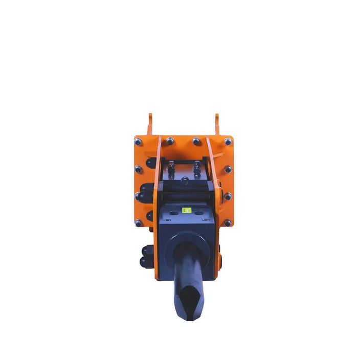 TMG Industrial 4-7 Ton Excavator/Backhoe Hydraulic Breaker, Quick Change (Q/C) Lugging, 2-3/4” Moil Point Chisel, 600 J Impact Energy, TMG-HB70Q