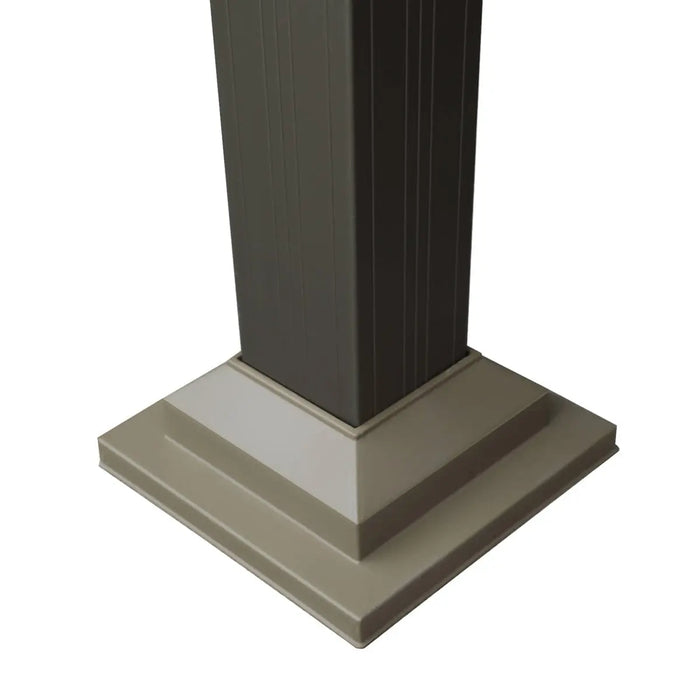 TMG Industrial 10’ x 10’ Hardtop, Double Tier Steel Roof Patio Gazebo, Mosquito Nets & Curtains Included, TMG-LGZ11