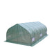 TMG Industrial 10’ x 20’ Tunnel Greenhouse Grow Tent w/Ripstop Leno Cover, Cold Frame, Roll-Up Mesh Windows, Peak Roof, TMG-GH1020P