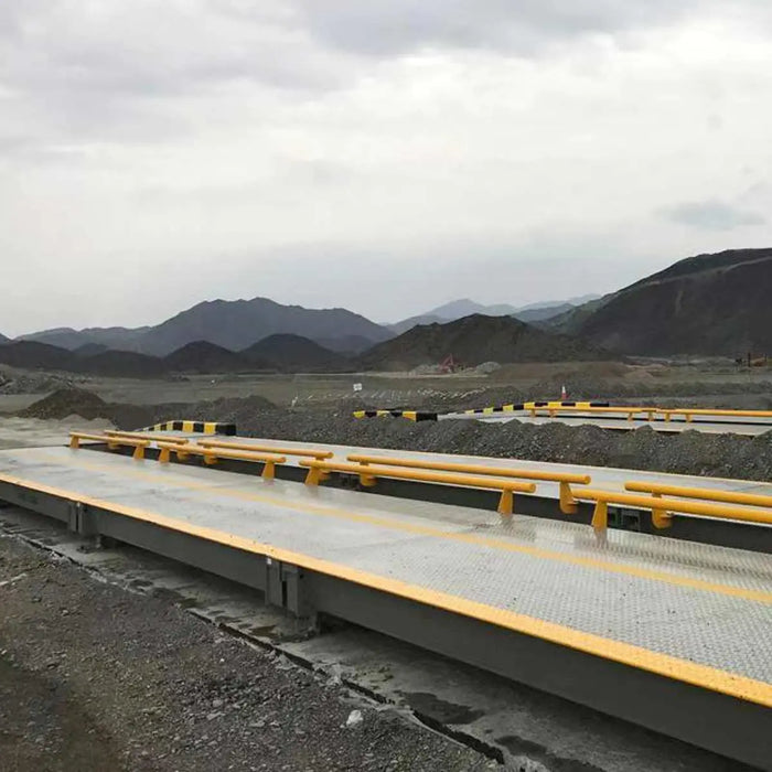 TMG Industrial 100 ton Weighbridge Truck Scale, -35℃ to +70℃, 10’ x 56’ (W x L), High-Quality Steel, U-Shape Beam Design, 120% Safe Overload, TMG-FST100