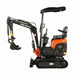 TMG Industrial 1200 KG Mini Compact Excavator, 14 HP Kubota Diesel, KDK Pump, Eaton Motor, Zero Tail Overhang, Adjustable Chassis Width, TMG-MVE12