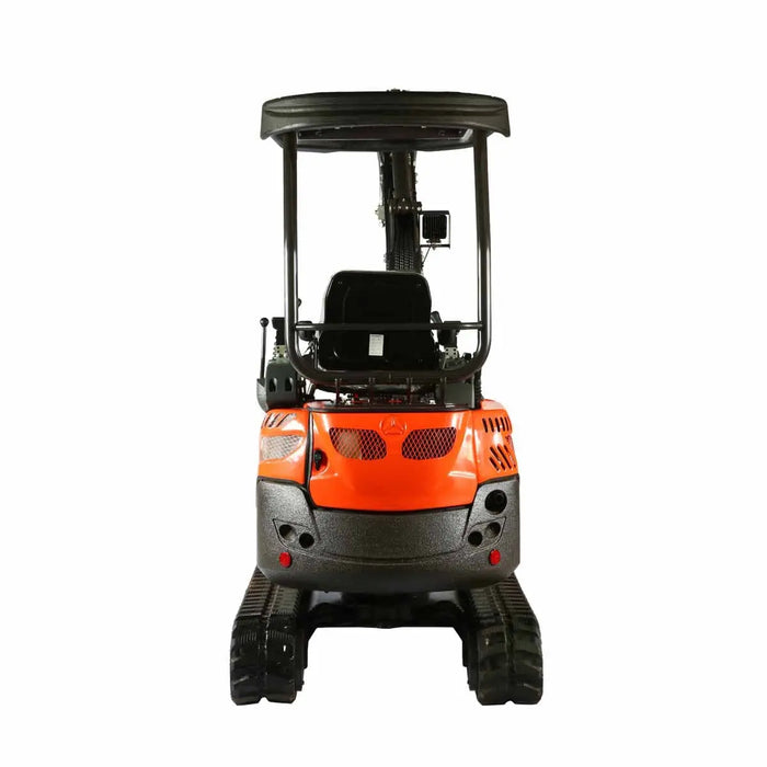 TMG Industrial 1800 KG Mini Compact Excavator, 16 HP Kubota Diesel, KDK Pump, Eaton Motor, 85” Digging Depth, Joystick Control, TMG-MVE18