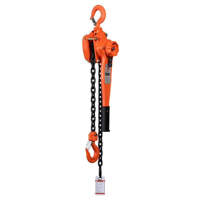 TMG Industrial 1.5 Ton 5' Lift Lever Chain Hoist, Twin Pawl Brakes, ASME B30.21, TMG-AHL2