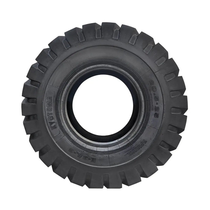 TMG Industrial 20-½” X 25” 20PR Wheel Loader Tire (E3/L3), Pneumatic Tubeless, 59” Outer Diameter, Wide Pattern Block Design, TMG-TR205