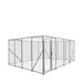 TMG Industrial 20’ x 20’ Outdoor Dog Kennel Playpen, Outdoor Dog Runner, Pet Exercise House, Lockable Gate, 6’ Chain-Link Fence, TMG-DCP2020