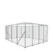 TMG Industrial 20’ x 20’ Outdoor Dog Kennel Playpen, Outdoor Dog Runner, Pet Exercise House, Lockable Gate, 6’ Chain-Link Fence, TMG-DCP2020