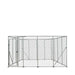 TMG Industrial 20’ x 20’ Outdoor Dog Kennel Playpen, Outdoor Dog Runner, Pet Exercise House, Lockable Gate, 6’ Chain-Link Fence, TMG-DCP2020