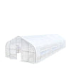 20’ x 50’ Tunnel Greenhouse Grow Tent w/12 Mil Ripstop Leno Mesh Cover, Cold Frame, Roll-up Windows, Peak Ceiling Roof TMG-GH2050