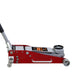 TMG Industrial 2.5 Ton Low Profile Aluminum Floor Jack, 17” Max. Height, 4” Clearance, 360° Caster Pivot, TMG-AJF02A
