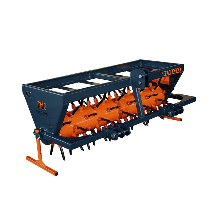 3 Point Hitch Drum Plug Aerator, 62" Working Width, Cat 1 & Cat 2 Tractors, 5" Plug Length, TMG-TLA60
