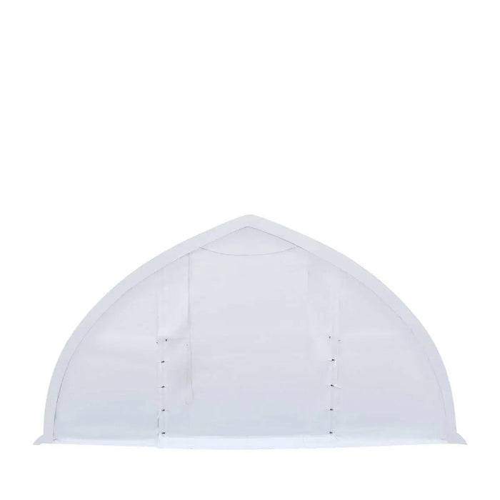 30' x 40' Peak Ceiling Storage Shelter with Heavy Duty 17 oz PVC Cover & Drive Through Doors, TMG-ST3040V