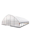 30' x 40' Commercial Tunnel Greenhouse with 6 Mil Clear Poly Covers and Roll-Up Sides TMG-GH3040