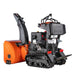 TMG Industrial 34” Stand-On Gas-Powered Snow Blower, Dual Stage, Rubber Track, LED Light, 50’ Throwing Distance, TMG-GSB36