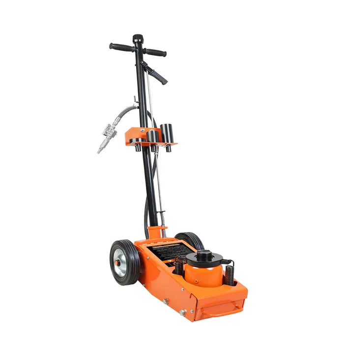 TMG Industrial 35 Ton (77,000 lb) Professional Air Hydraulic Axle Jack, Pneumatic Control, Double Springs, 19” Lift Height, TMG-AJX35